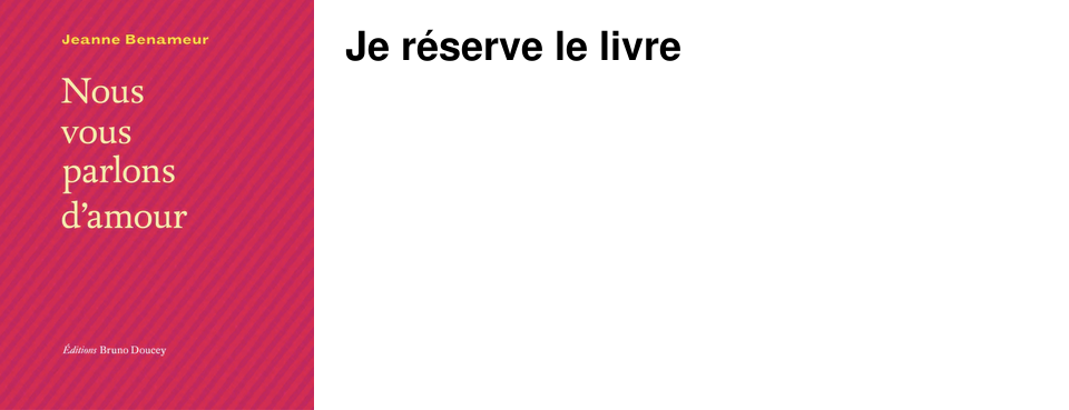 Je r�serve le livre