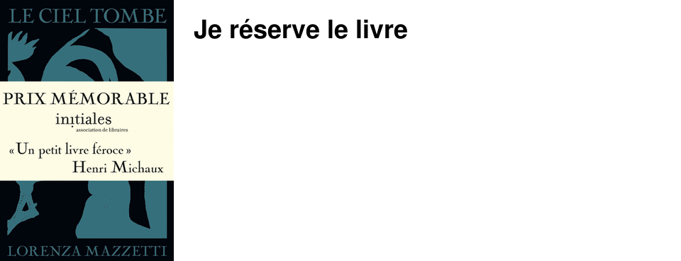 Je r�serve le livre