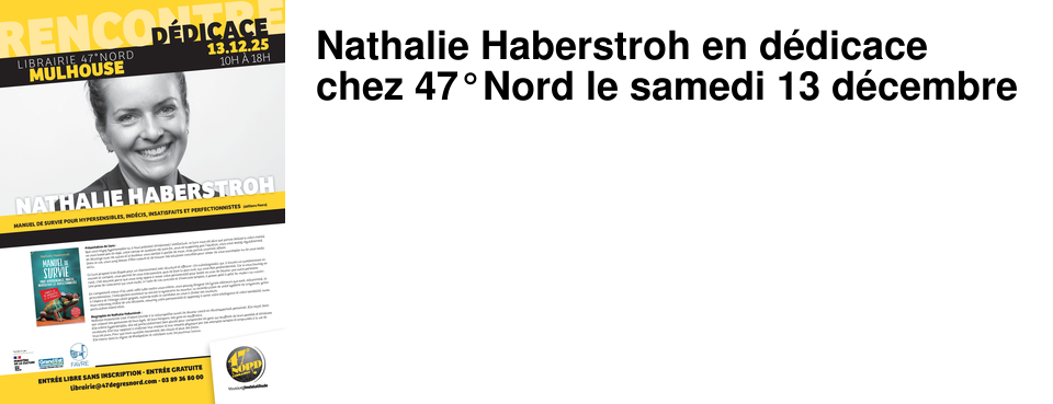 Nathalie Haberstroh en d�dicace chez 47�Nord le samedi 13 d�cembre